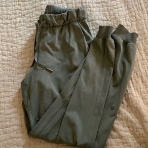 Lululemon light olive joggers